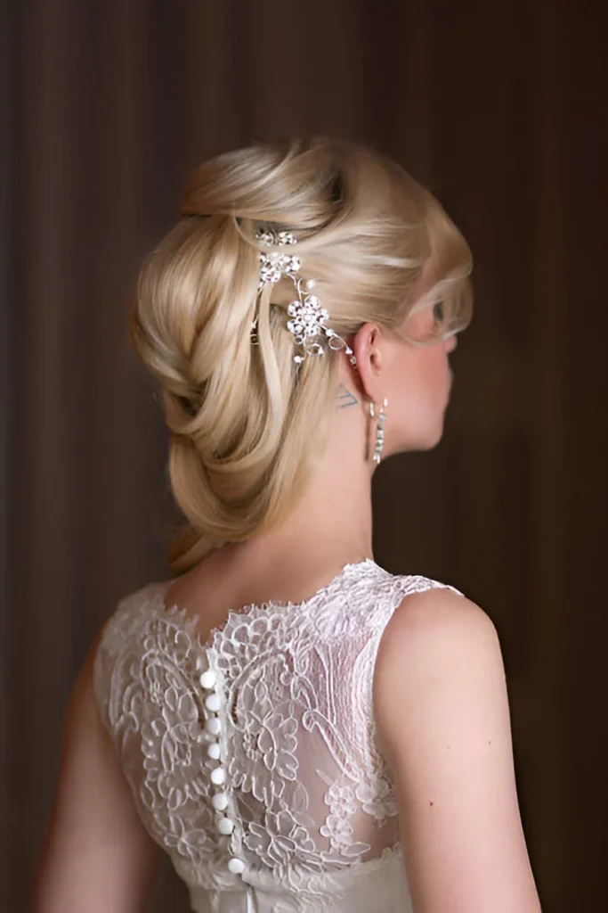 Elegant Chignon with Hair Accessories