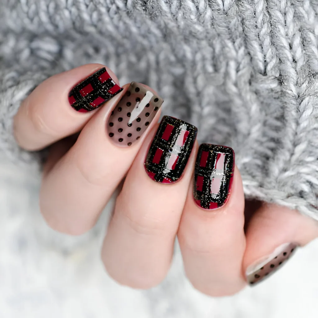 Plaid Nail Designs