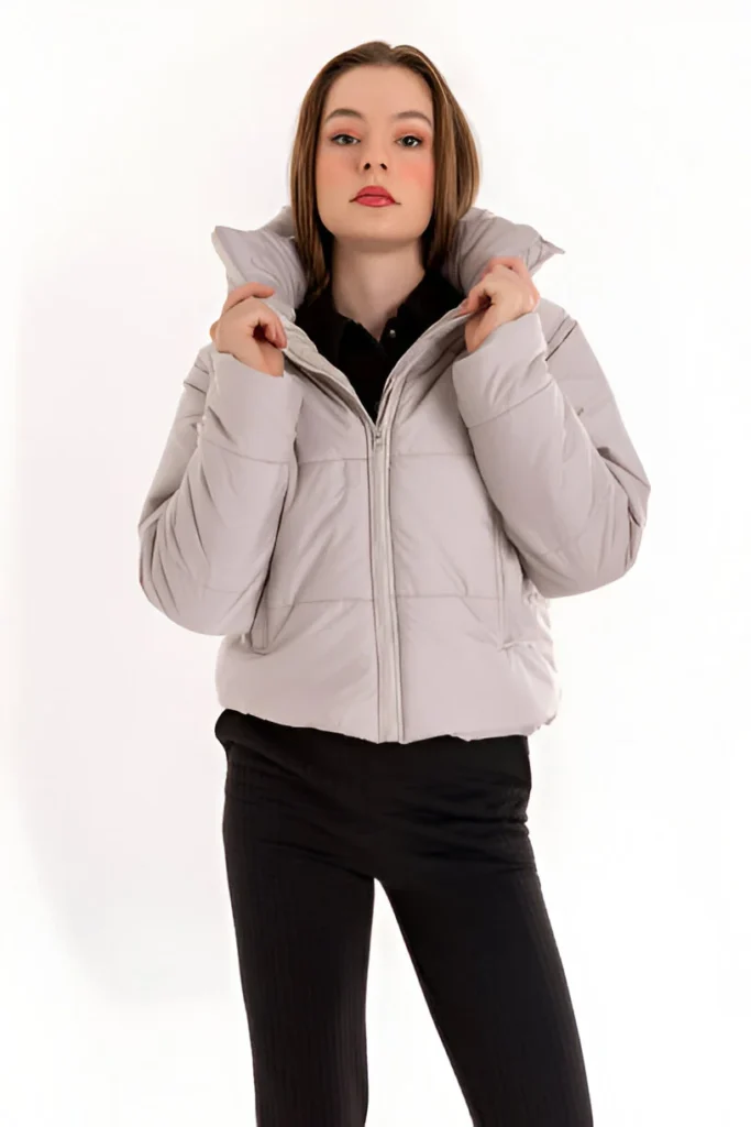 Asymmetrical Puffer Jacket