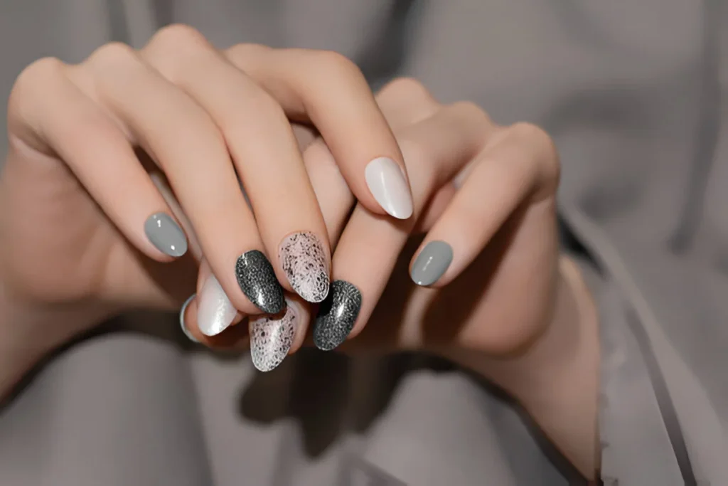 Grey with Silver Accents