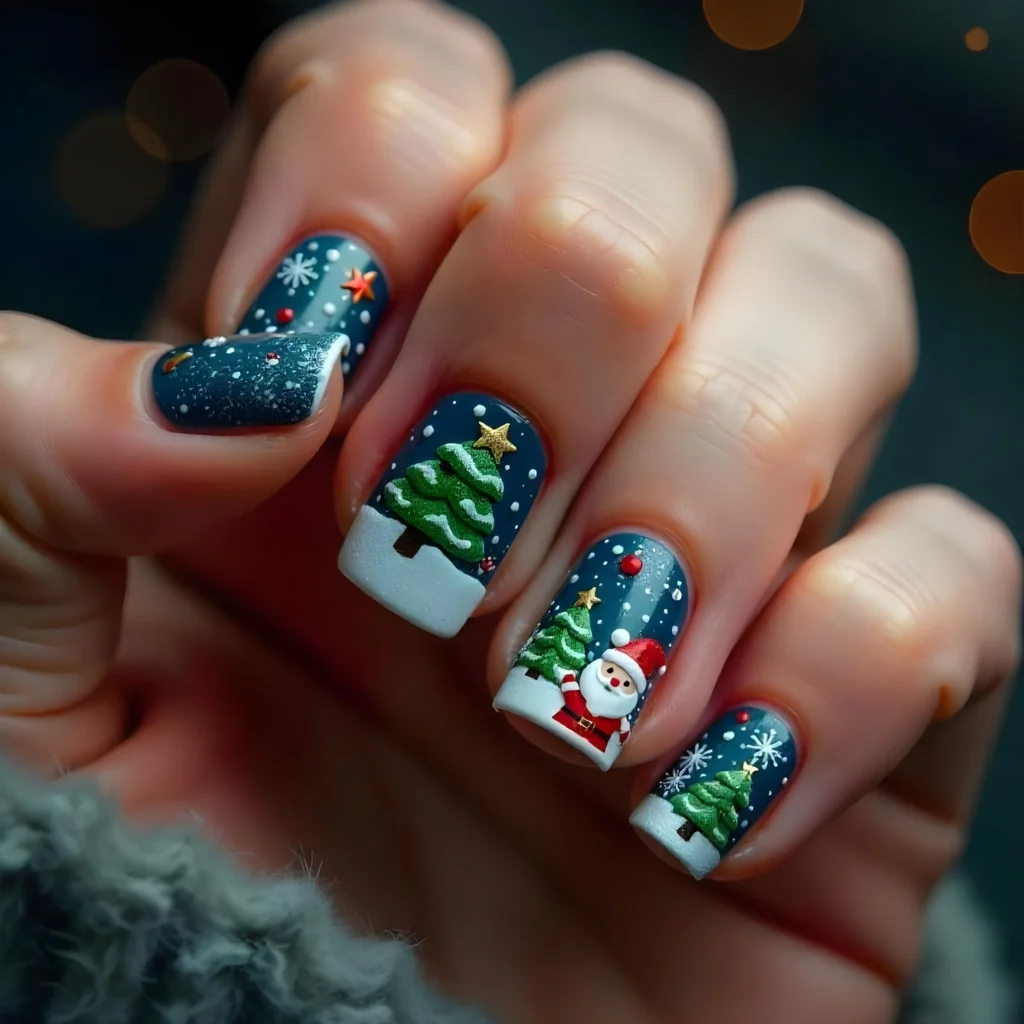 Christmas Tree Nails