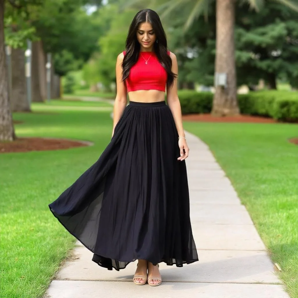 Black Maxi Skirt