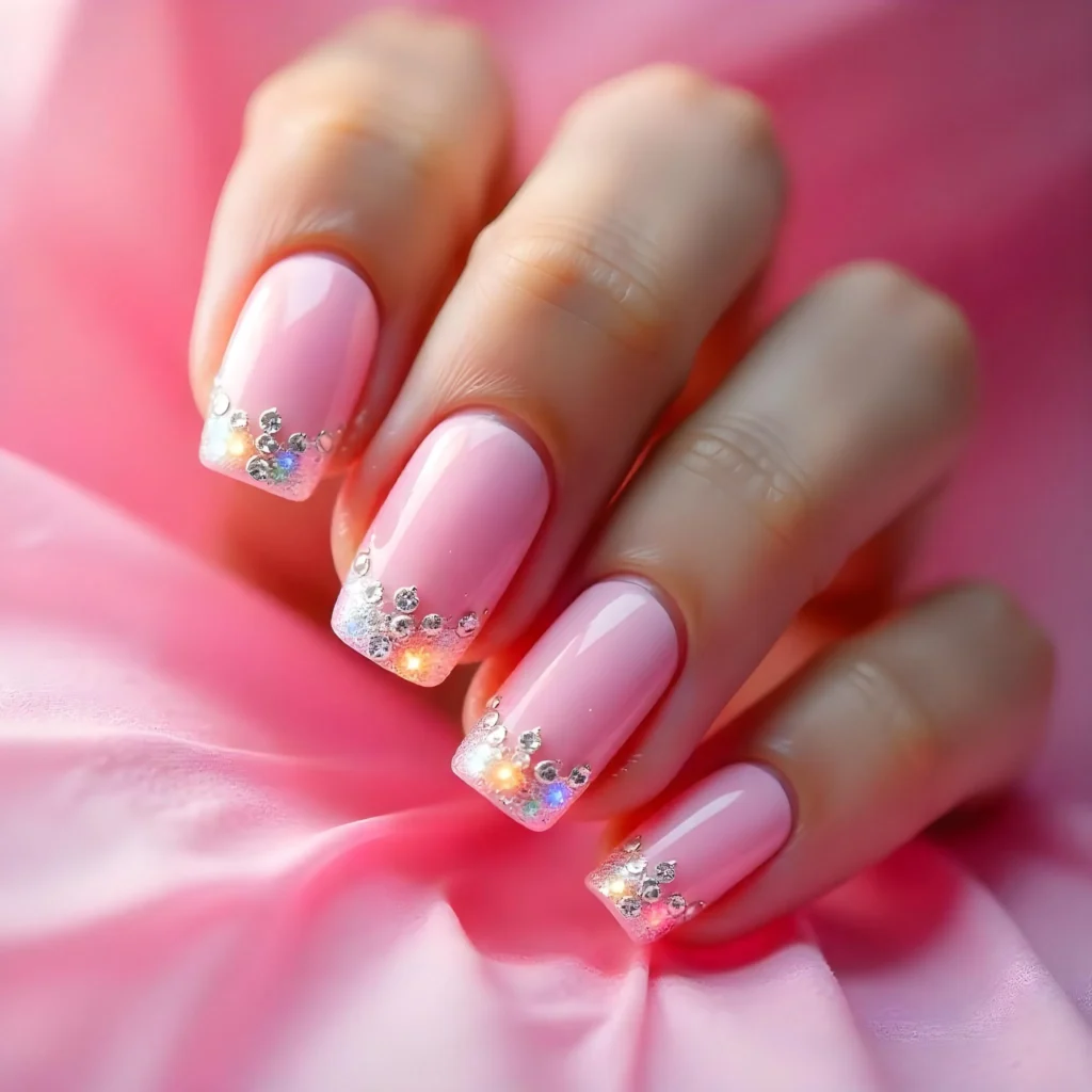 Sparkling French Tips