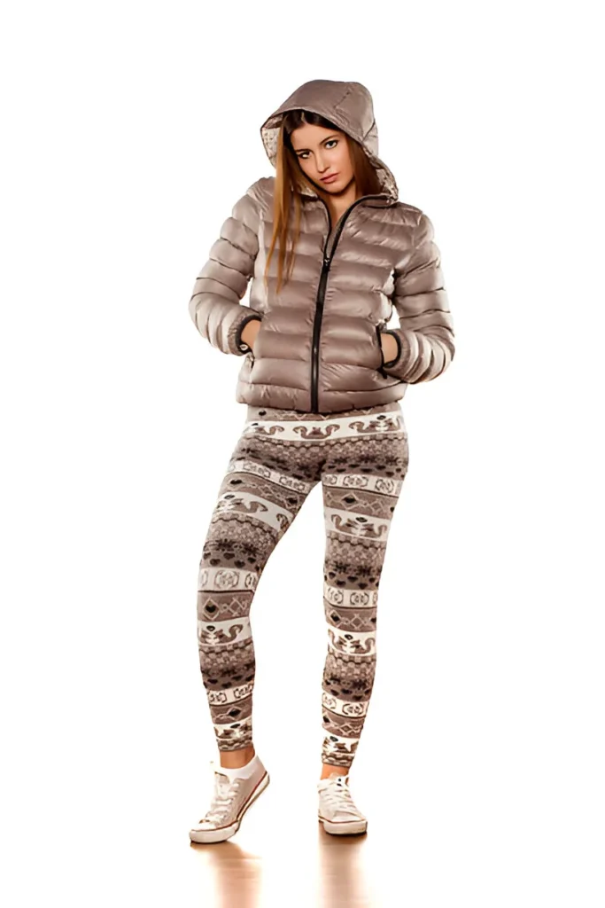 Patterned Winter Leggings